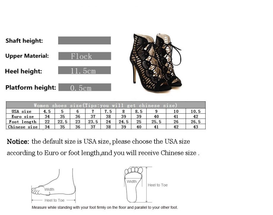 Peep Toe Lace Up
