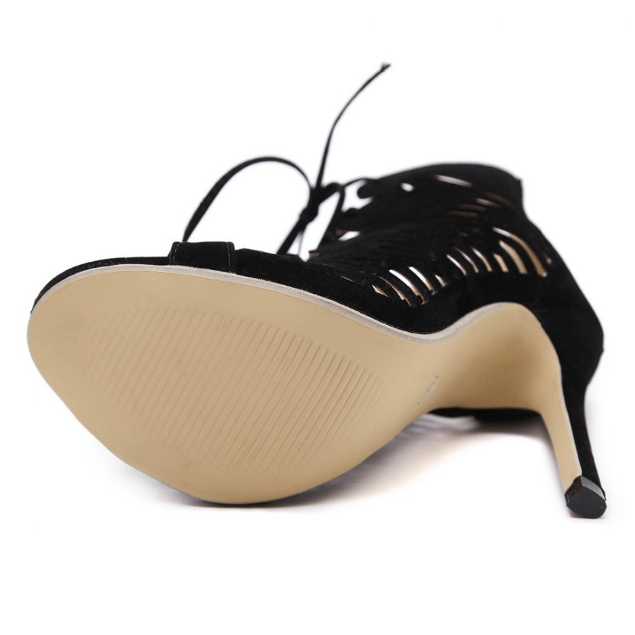 Peep Toe Lace Up