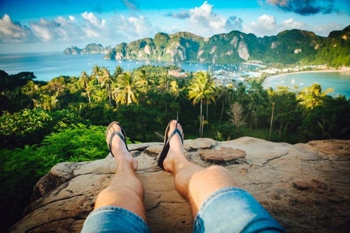 Why Should You Buy Walking Sandals? Image of flip-flop walking sandals in thai